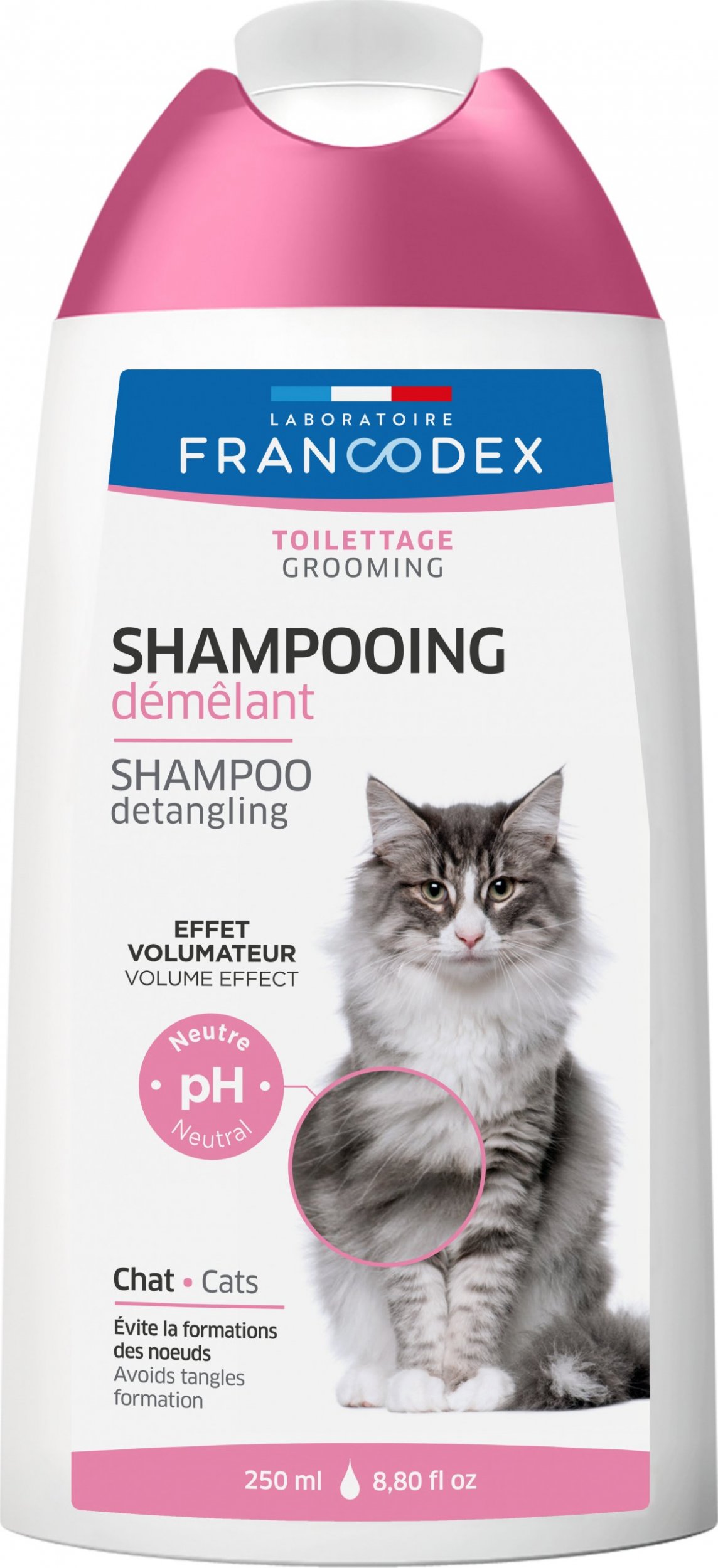 Francodex Szampon 2 w 1, dla kotów 250 ml