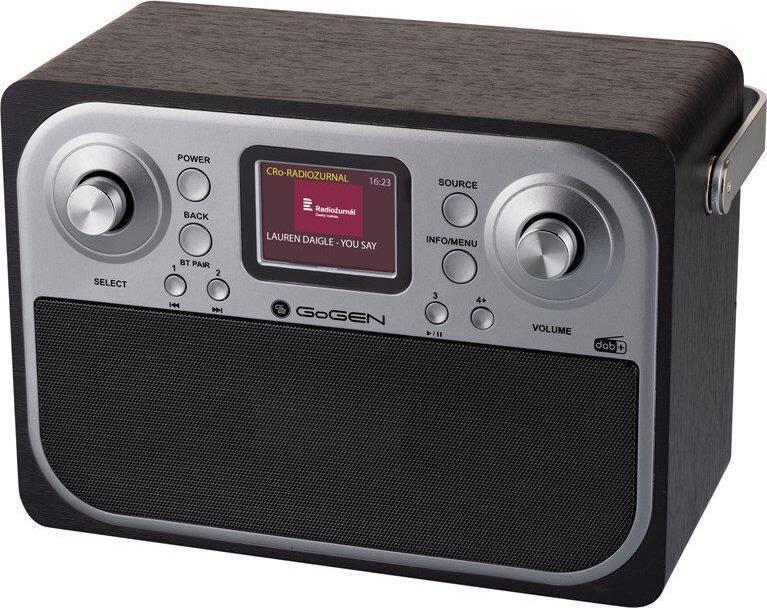 фото Радіоприймач Gogen DAB700BT Dark Wood