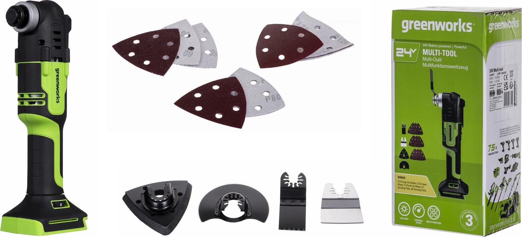 фото Реноватор Greenworks G24MT (3400307)