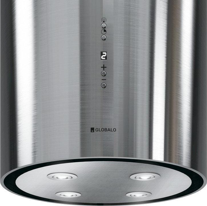 фото Витяжка декоративна Globalo Cylindro Isola 39.6 Silver