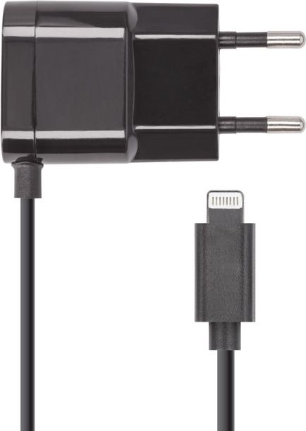 Forever iPhone 57 1A czarna (GSM023929) w Forever Ładowarka sieciowa z kablem iPhone 1A 5900495509680