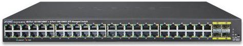 фото Комутатор керований рівня 2 Planet GS-4210-48T4S