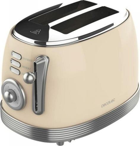 фото Тостер Cecotec Vintage 800 Light Beige
