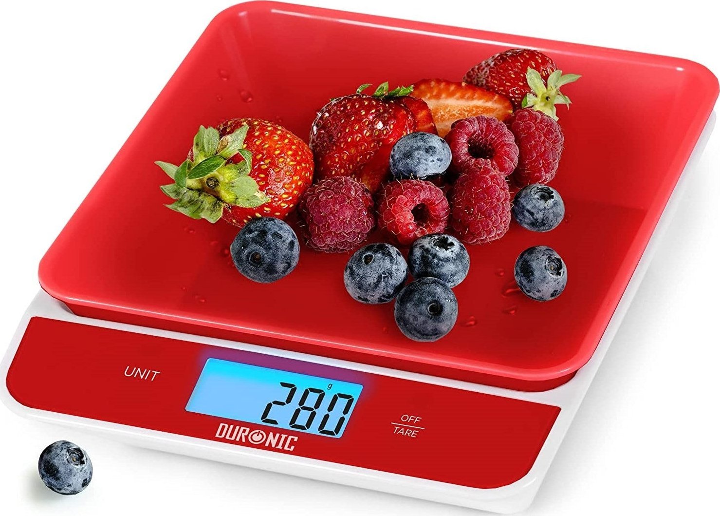 фото Ваги кухонні електронні Duronic KS100 RD
