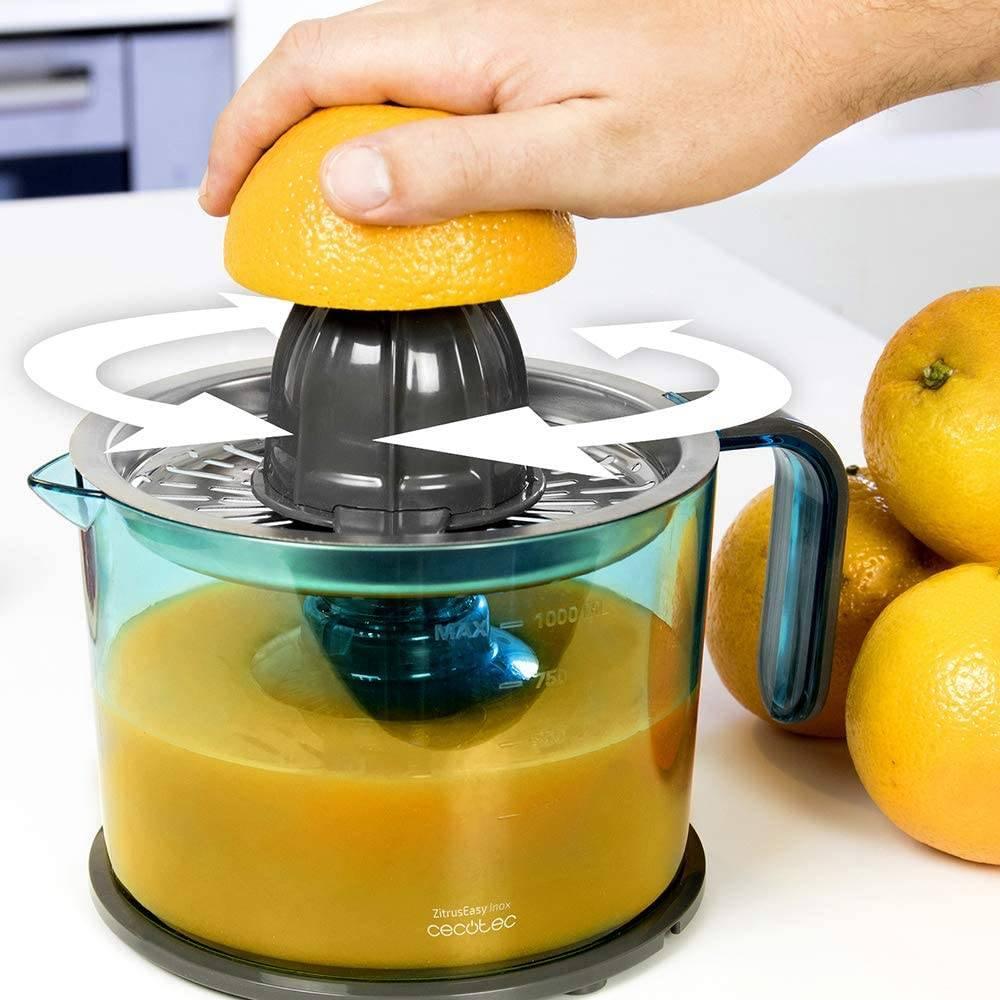 фото Соковитискач для цитрусових (цитрус-прес) Cecotec ZitrusEasy Inox