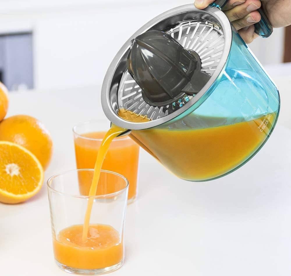 фото Соковитискач для цитрусових (цитрус-прес) Cecotec ZitrusEasy Inox