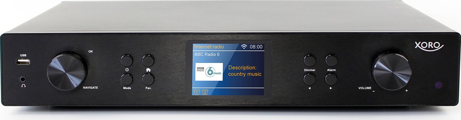 фото Радіоприймач Xoro HFT 440 Black