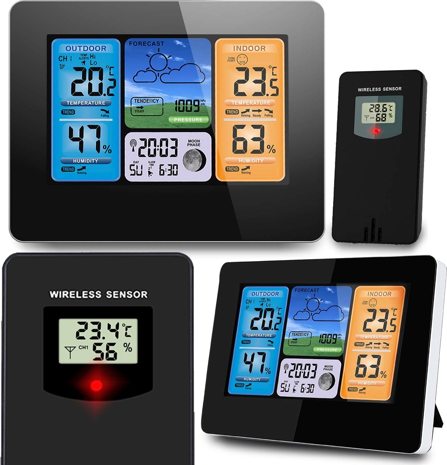 фото Метеостанція Berdsen BD-902 Black