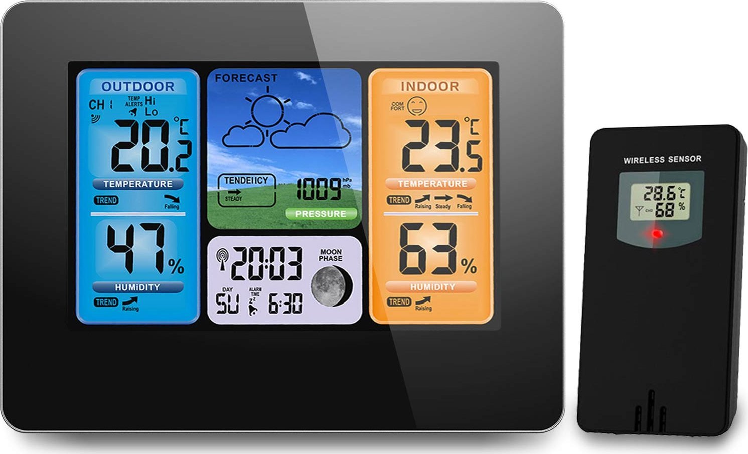 фото Метеостанція Berdsen BD-902 Black