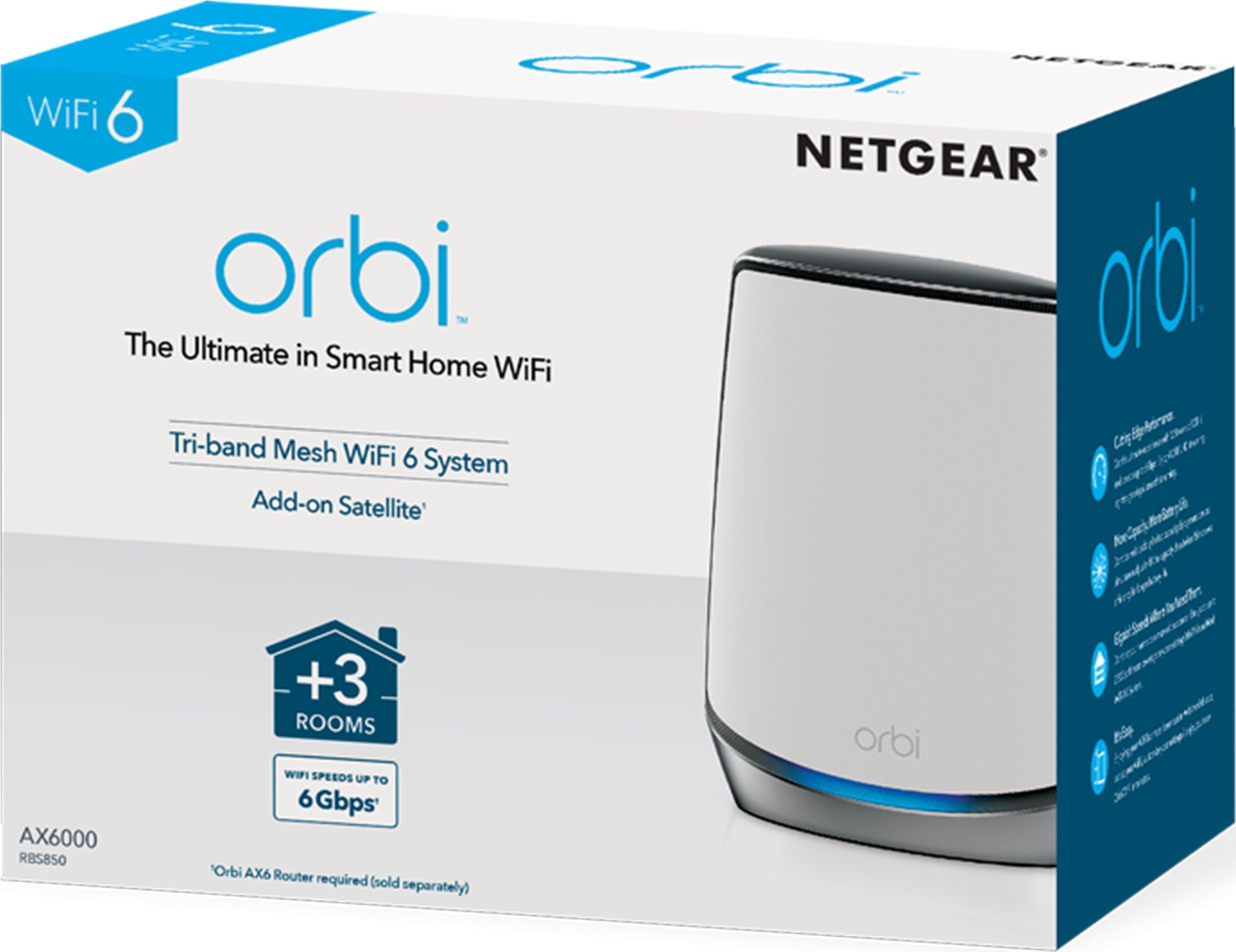 фото Точка доступу Netgear Orbi RBS850 (RBS850-100EUS)