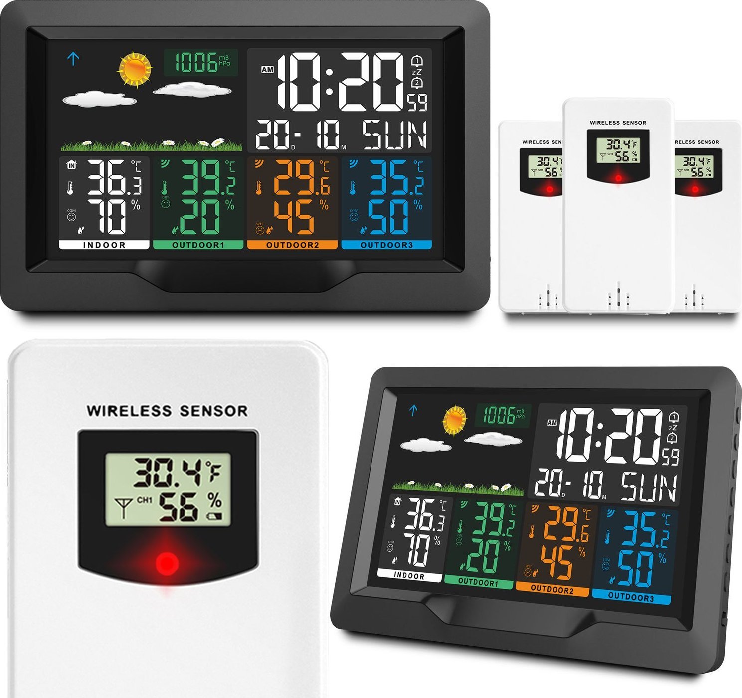 фото Метеостанція Berdsen BD-904 Black