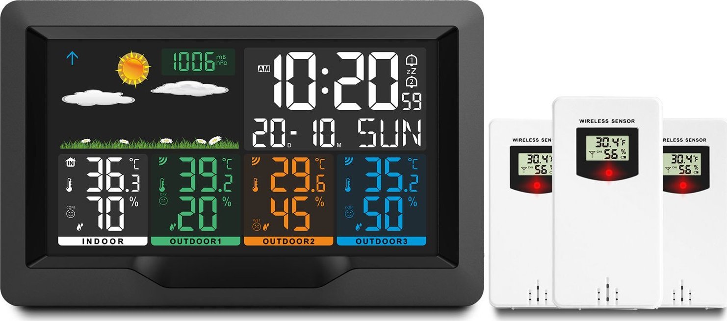 фото Метеостанція Berdsen BD-904 Black