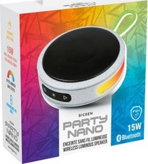фото Портативна колонка BigBen Party Nano White (PARTYBTIPNANOWHG)