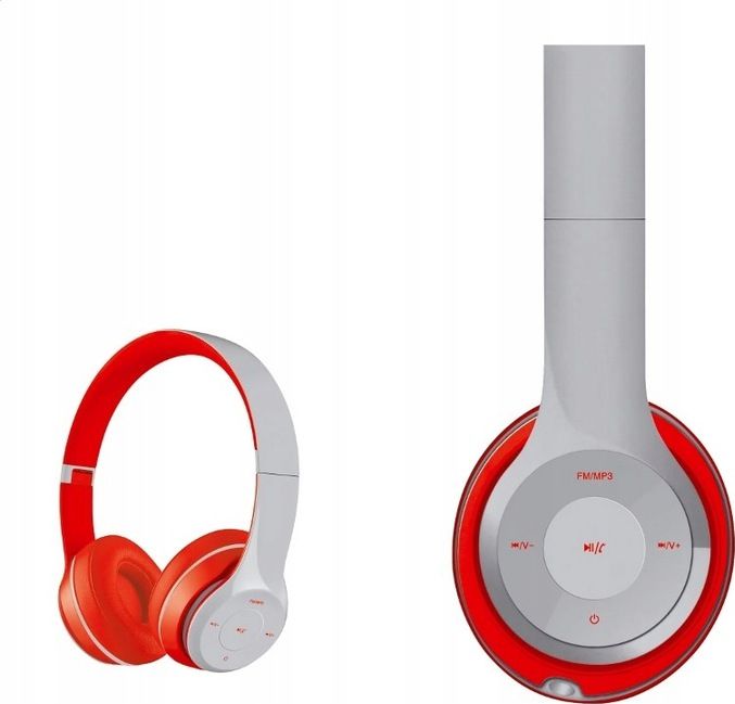 фото Навушники з мікрофоном Freestyle FH0915 Red/Gray (43686)