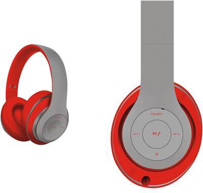 фото Навушники з мікрофоном Freestyle FH0916 Red/Gray (43683)