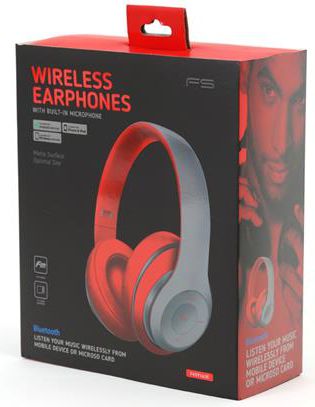 фото Навушники з мікрофоном Freestyle FH0916 Red/Gray (43683)