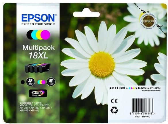 Tusz Epson oryginalny tusz C13T18164022, T181640, 18XL, CMYK
