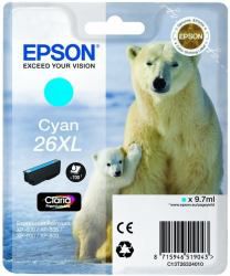 Tusz Epson oryginalny tusz T263240, 26XL, cyan (C13T26324022)