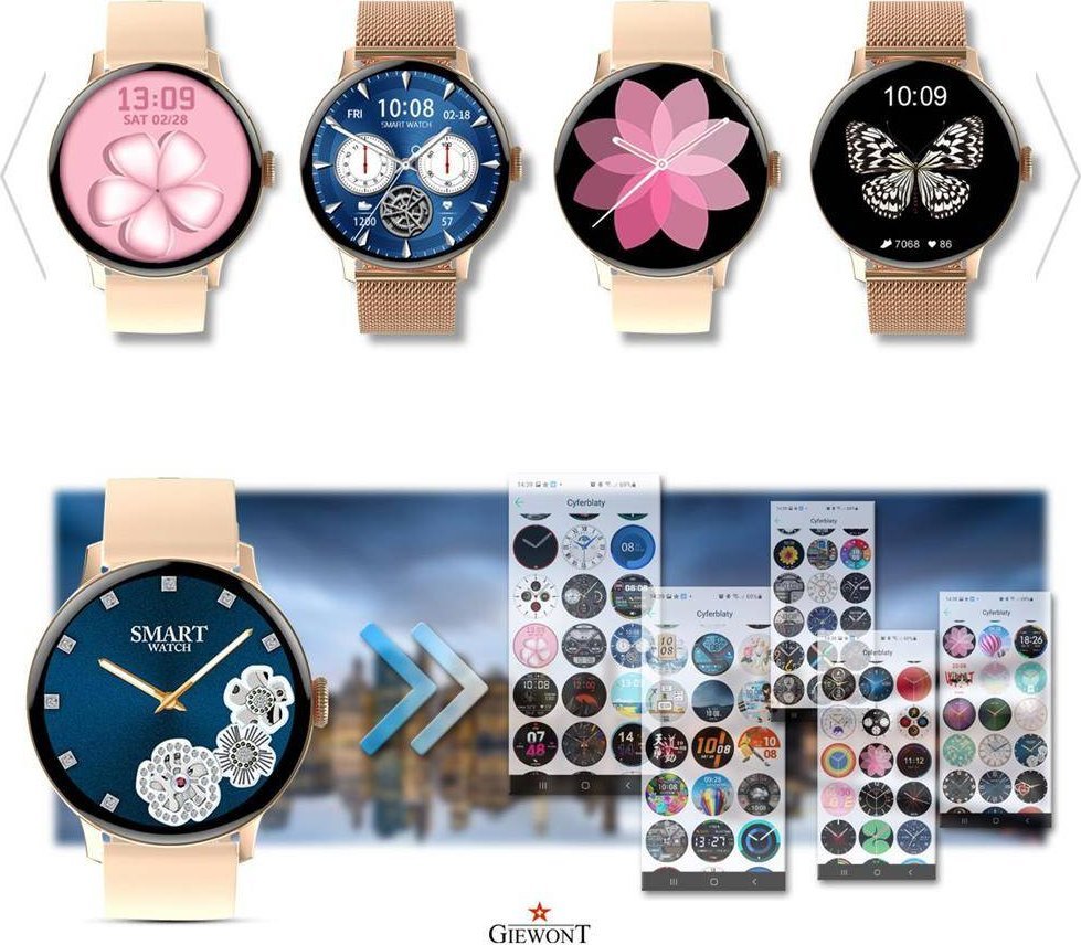фото Смарт-годинник Giewont GW330-1 Rose Gold