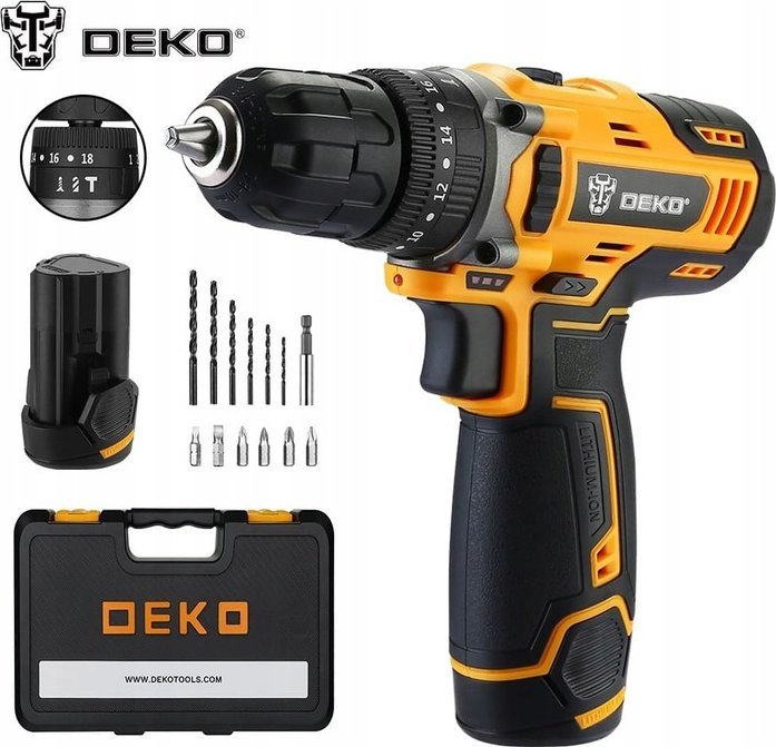 фото Шурупокрут Deko DKCD12ID01