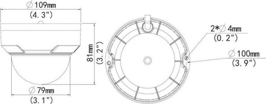 фото IP-камера BCS (BCS-P-DIP22FSR3-Ai1-G)