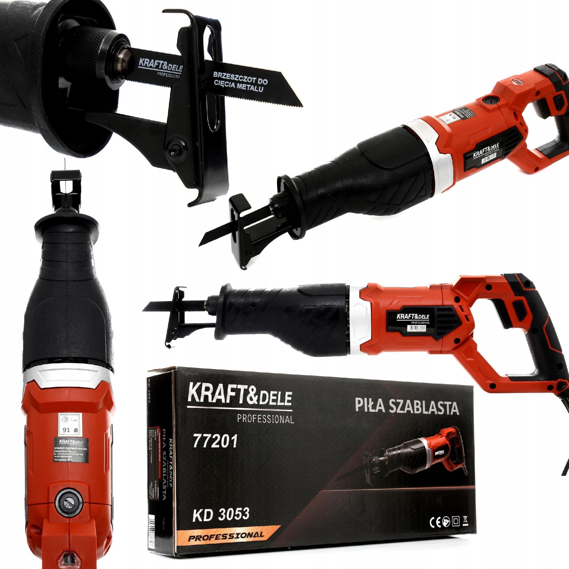 фото Шабельна пила Kraft&Dele KD3053