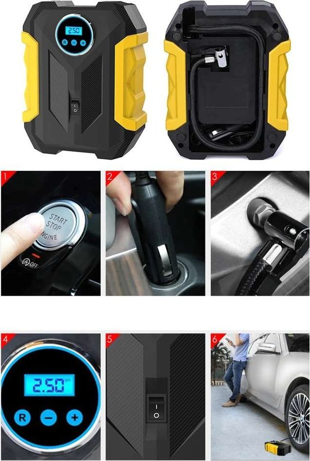 фото Автомобільний компресор (електричний) Carsun C1399-1