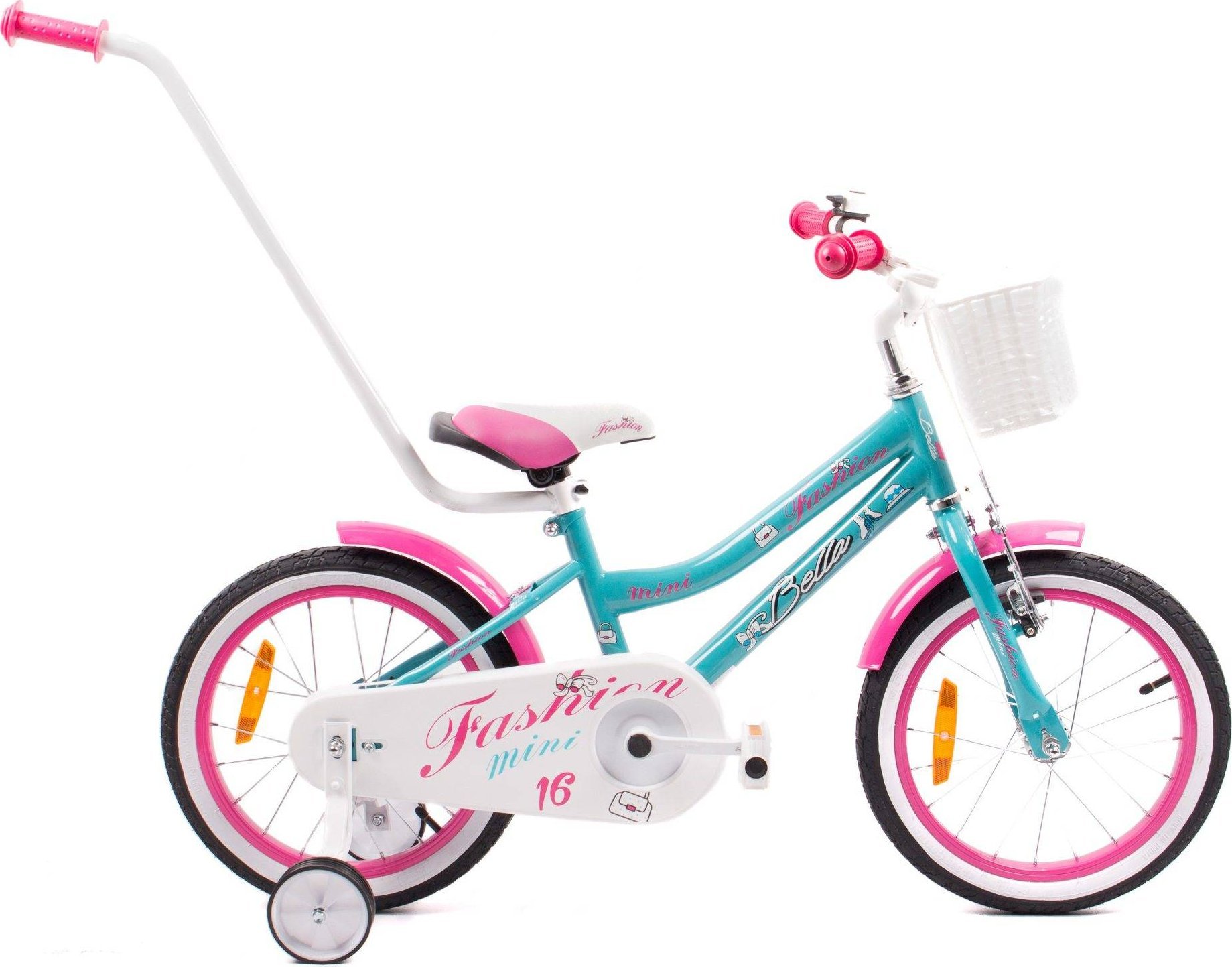 фото Дитячий двоколісний велосипед Verso Bella 16 Turquoise/Pink