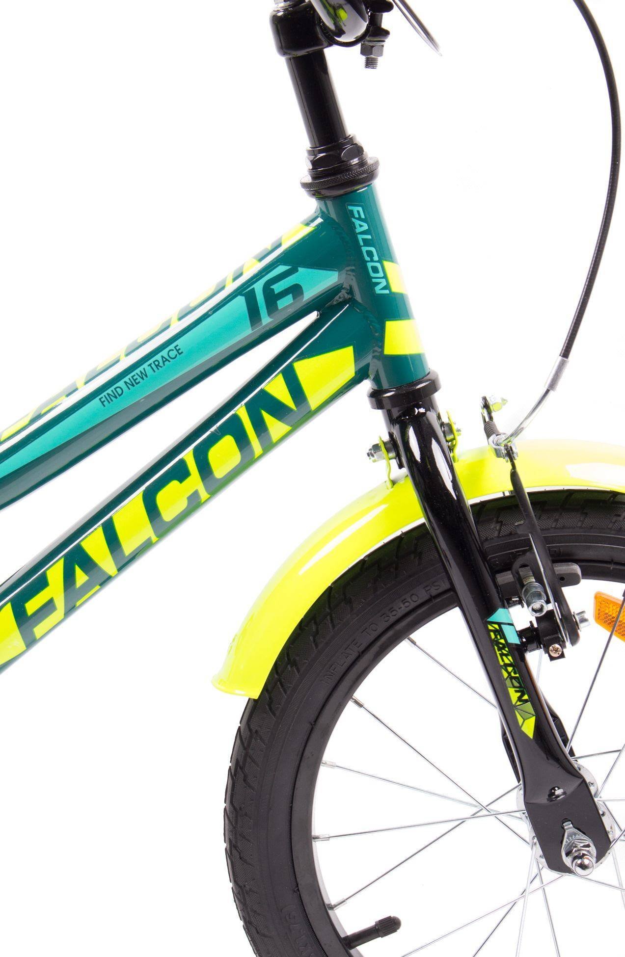 фото Дитячий двоколісний велосипед Verso Falcon 16 Green