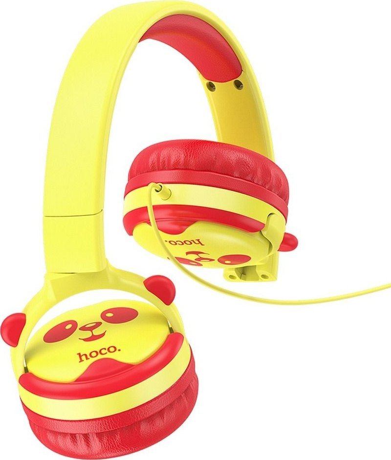фото Навушники без мікрофону Hoco W31 Yellow