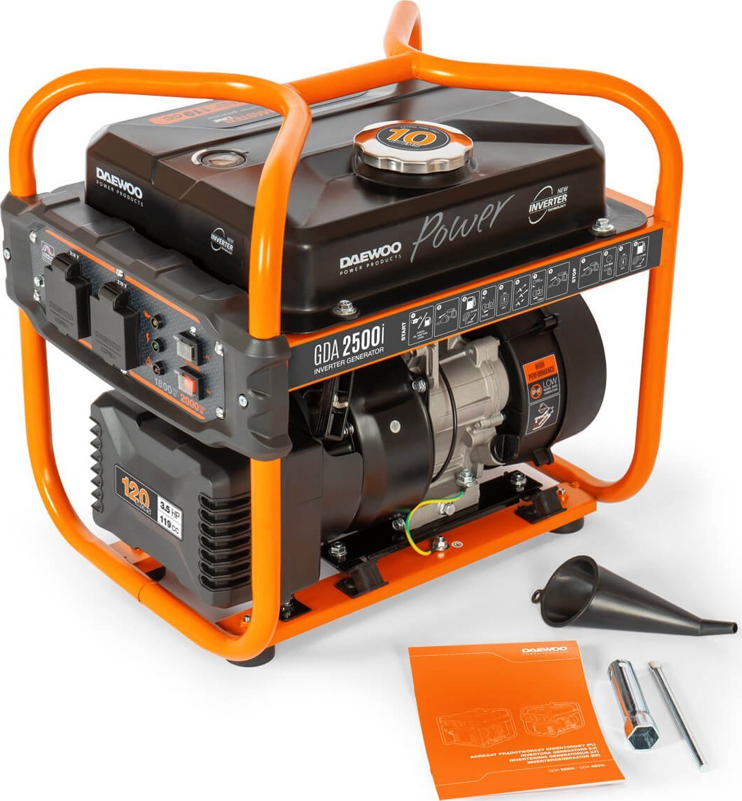 фото Інверторний бензиновий генератор Daewoo Power GDA 2500i
