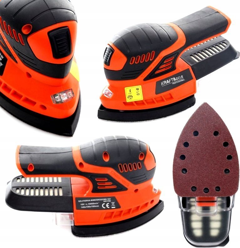фото Вібраційна шліфмашина Kraft&Dele KD1768