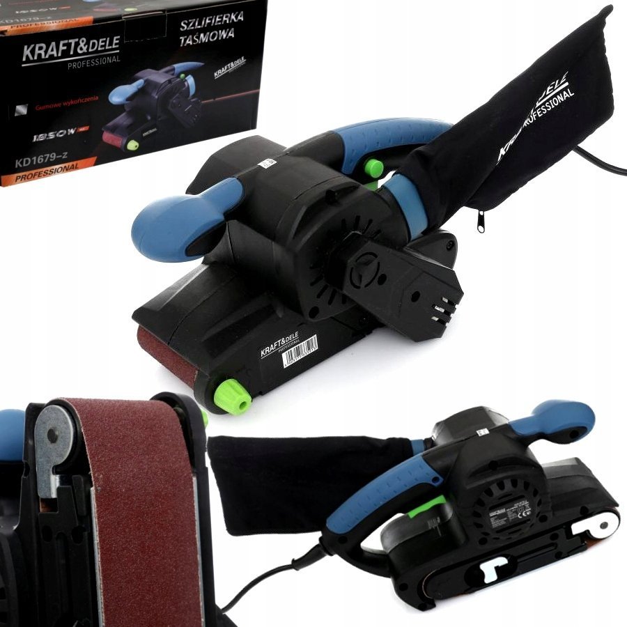 фото Стрічкова шліфмашина Kraft&Dele KD1679-Z