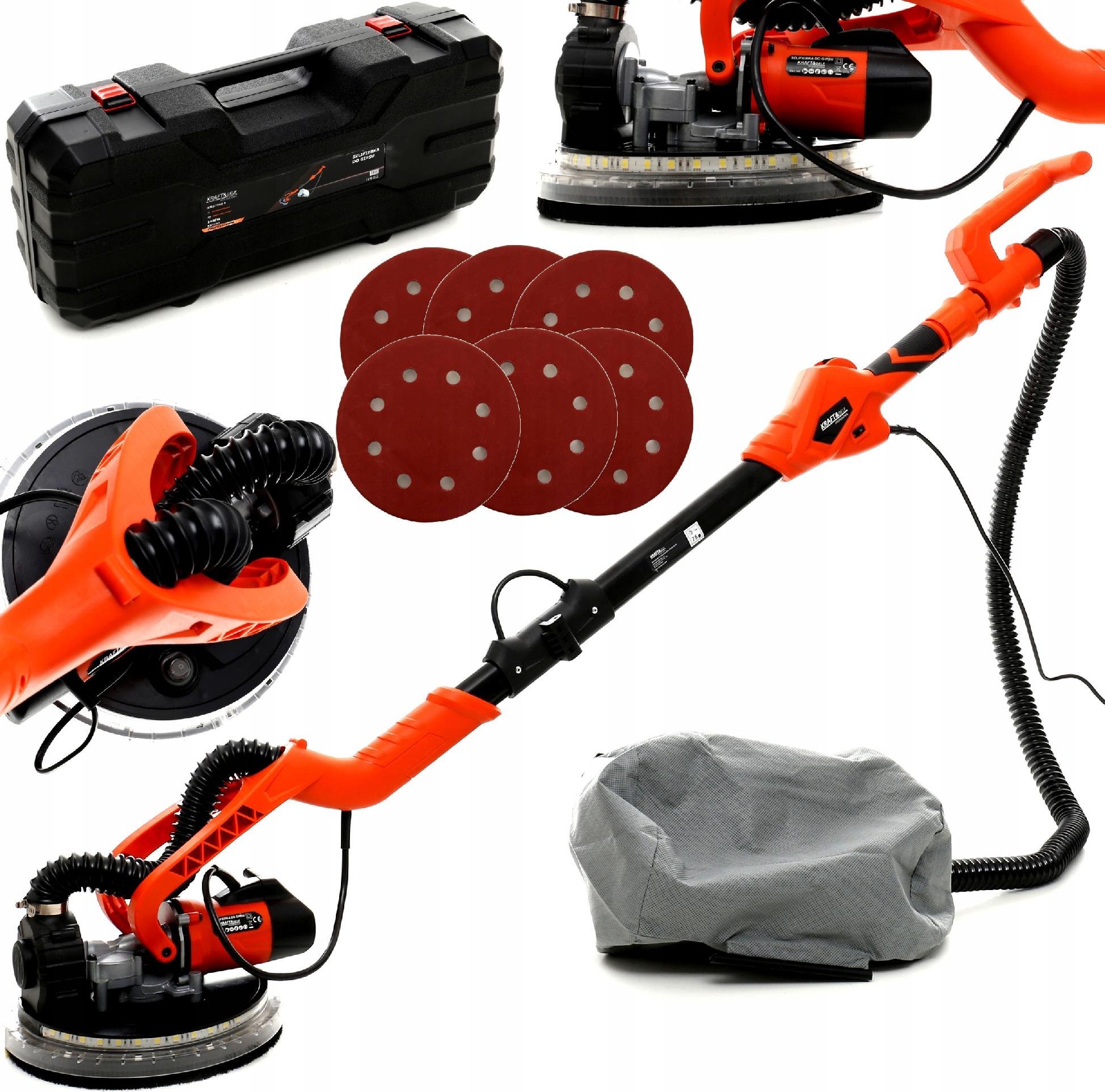 фото Шліфувальна машина по штукатурці Kraft&Dele KD1740