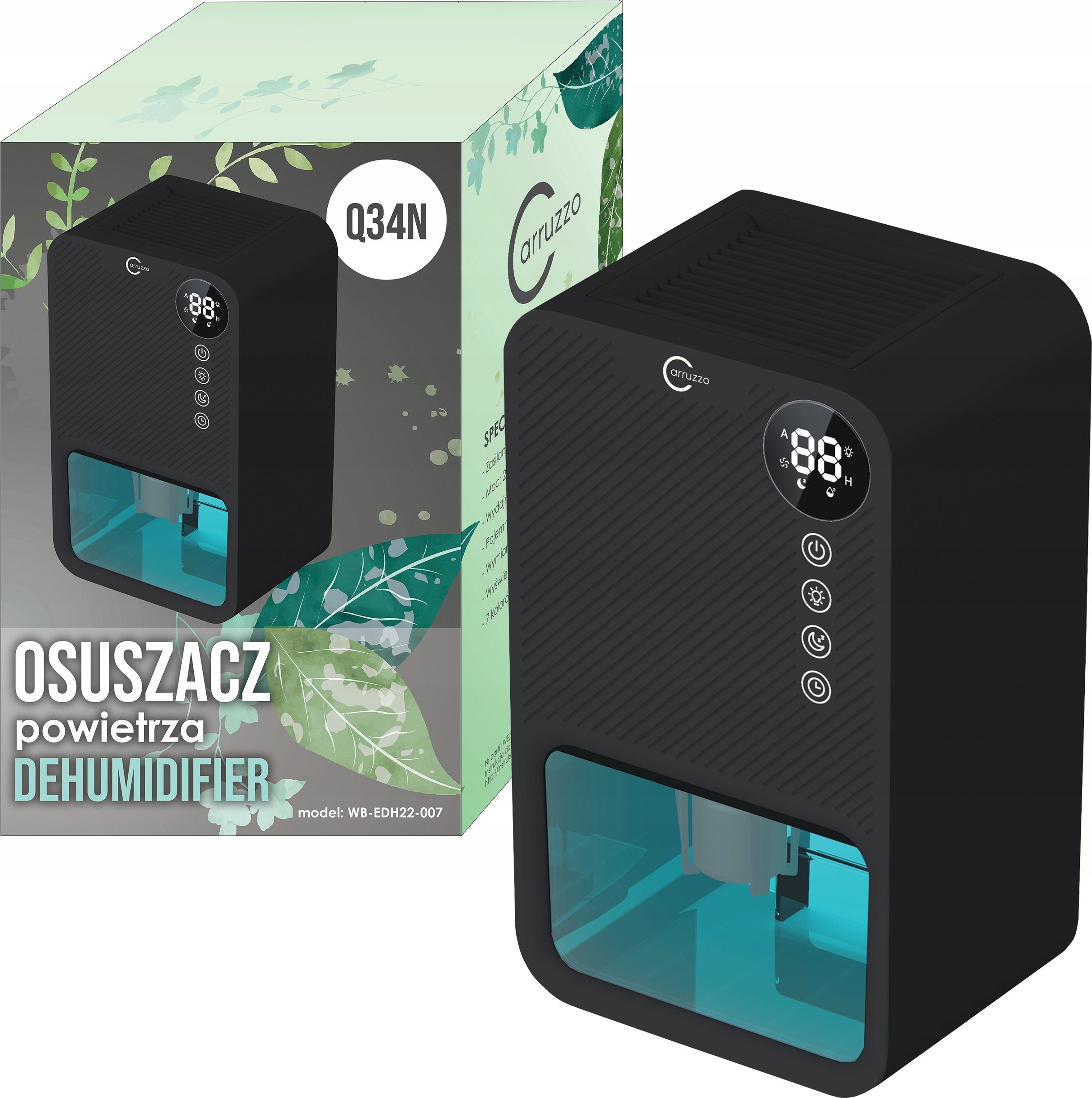 фото Осушувач повітря Carruzzo Q34N Black