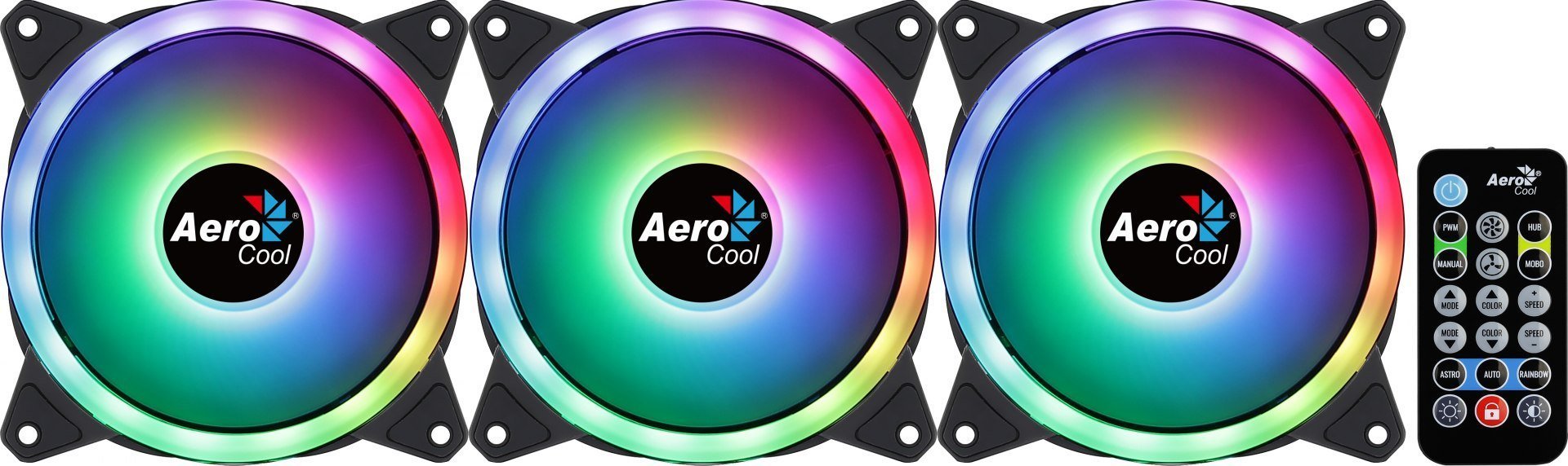 фото Вентилятор Aerocool Duo 12 Pro 3-pack (AEROPGSDUO12-PRO-ARG)