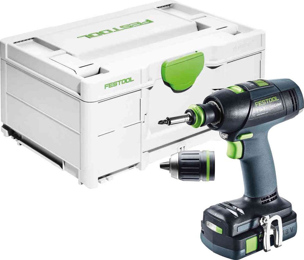 фото Шурупокрут Festool T 18+3 Basic (577051)