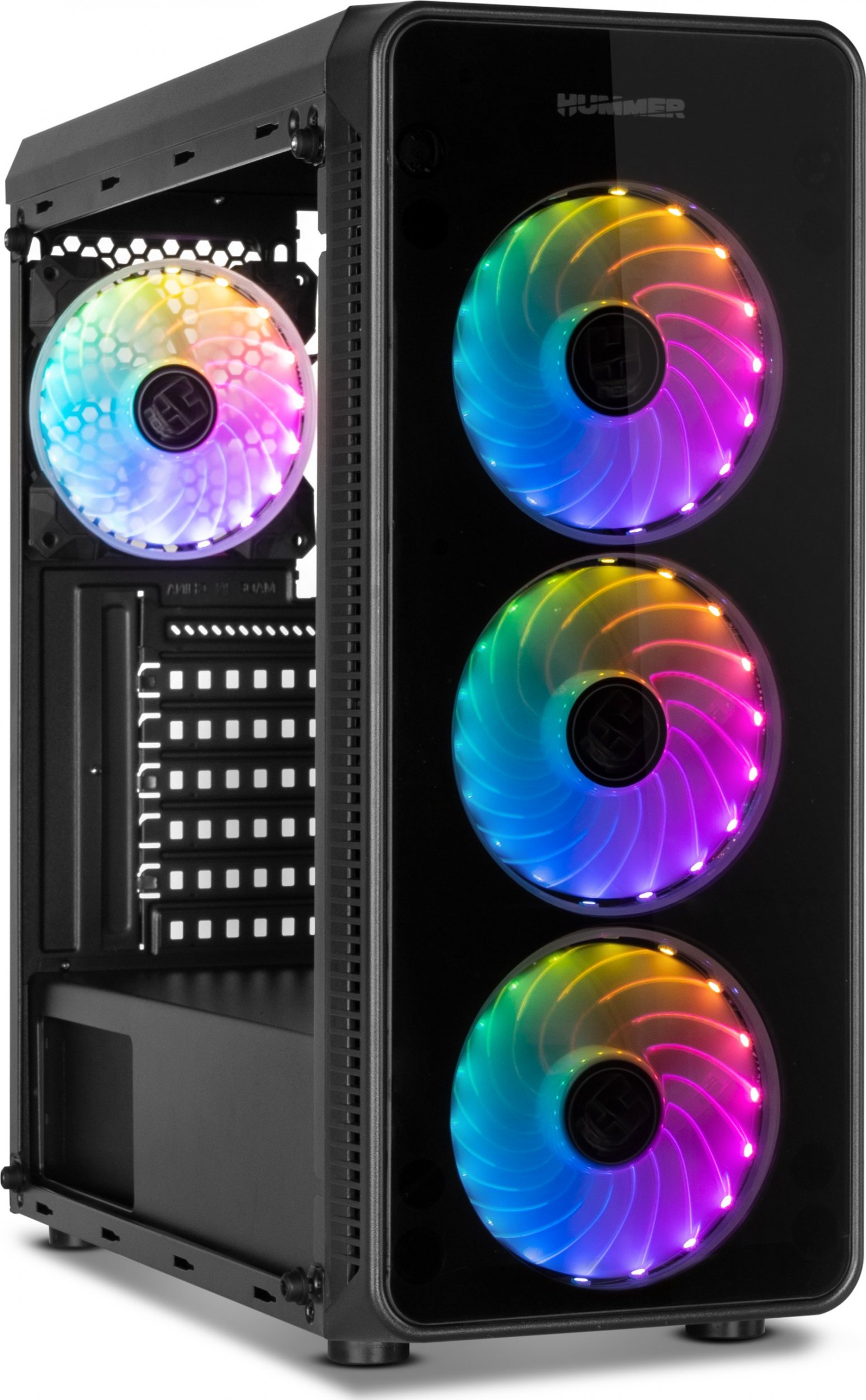 фото Корпус Hummer TGM Rainbow ARGB Black (NXHUMMERTGM)