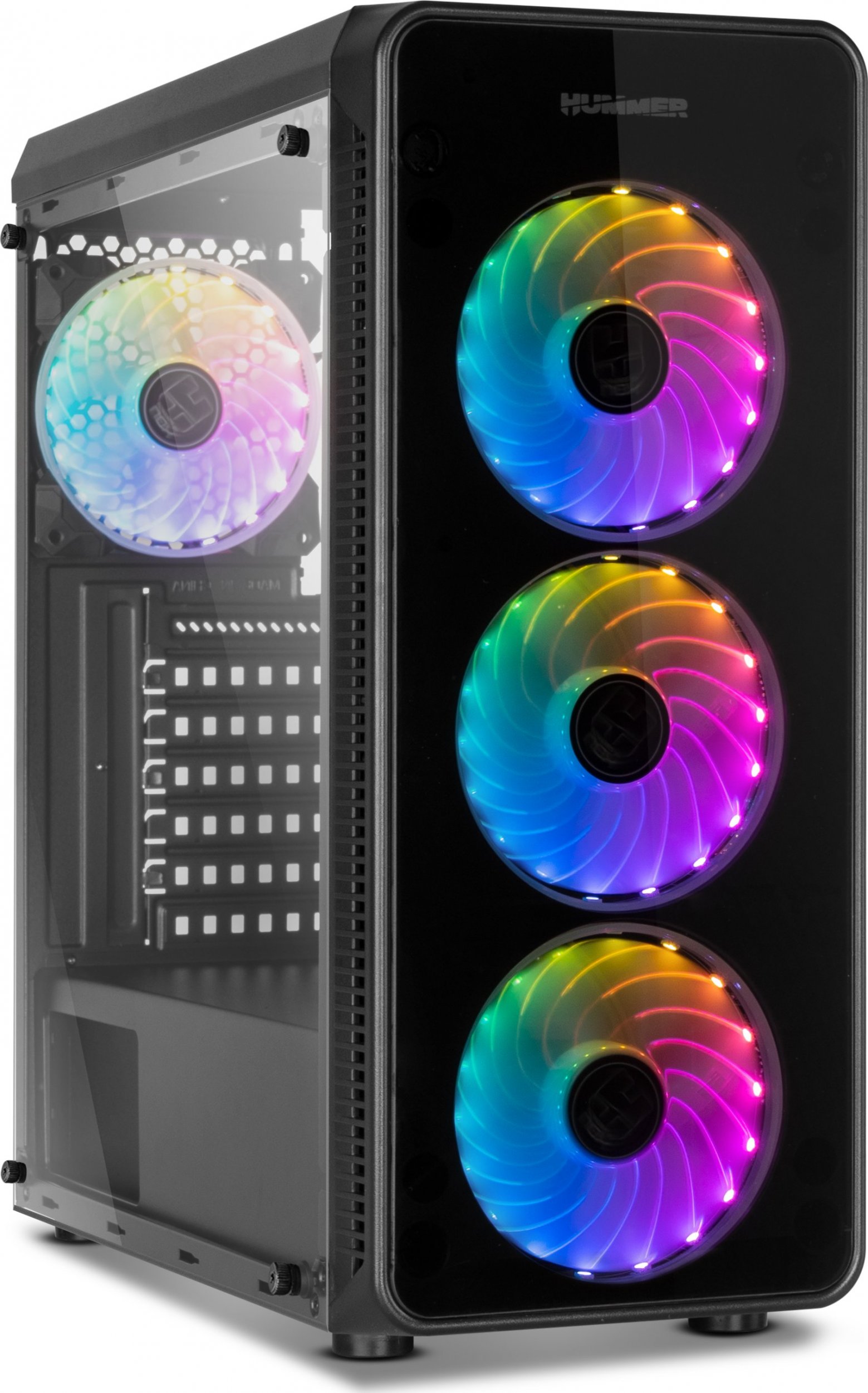 фото Корпус Hummer TGM Rainbow ARGB Black (NXHUMMERTGM)