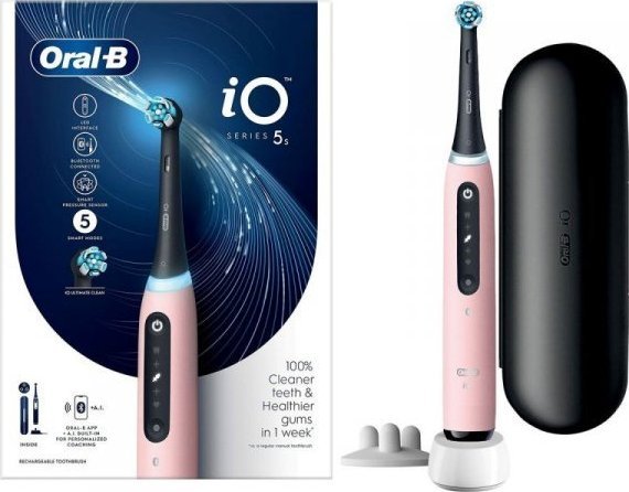 фото Електрична зубна щітка Oral-B iO Series 5S Blush Pink