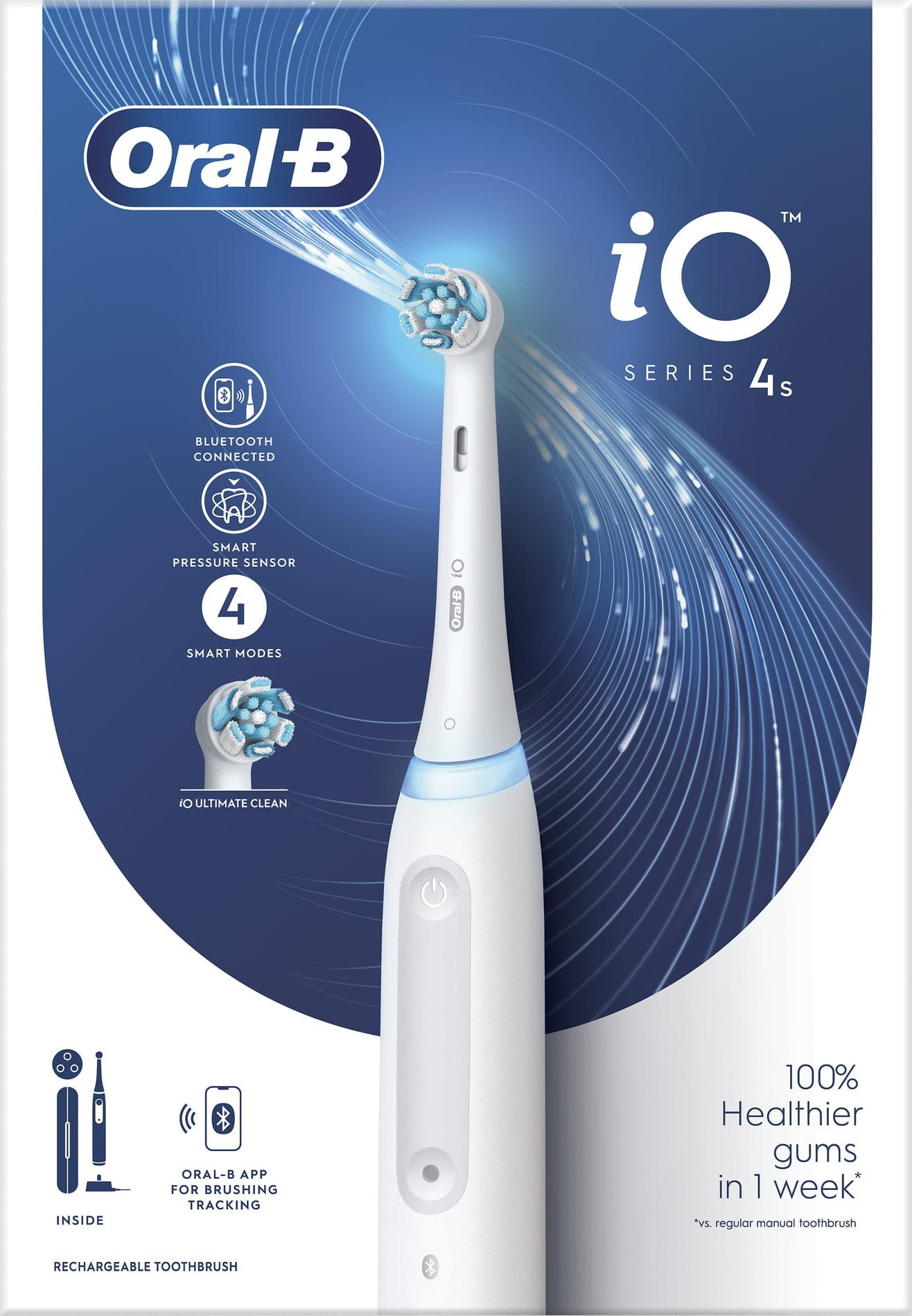 фото Электрическая зубная щетка Oral-B iO Series 4S Quite White