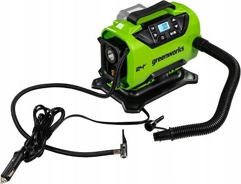 фото Автомобільний компресор (електричний) Greenworks G24IN