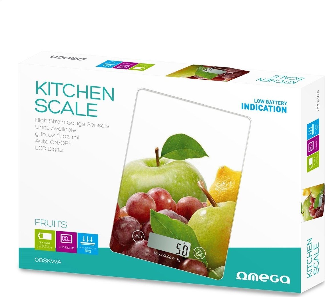 фото Ваги кухонні електронні Omega OBSKWA