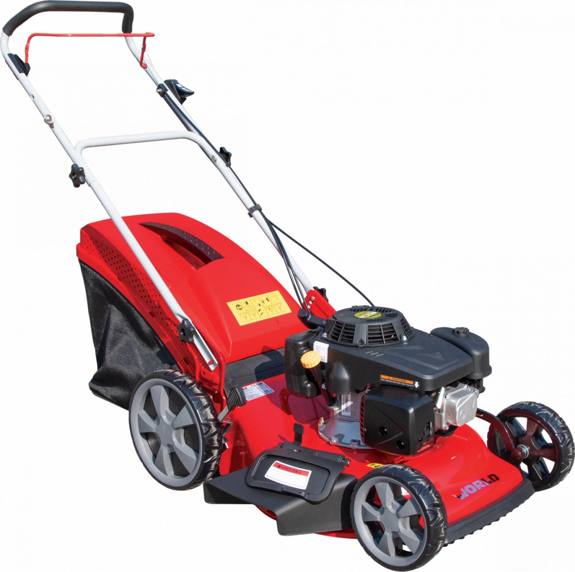 фото Газонокосарка бензинова World GRL 460P HW