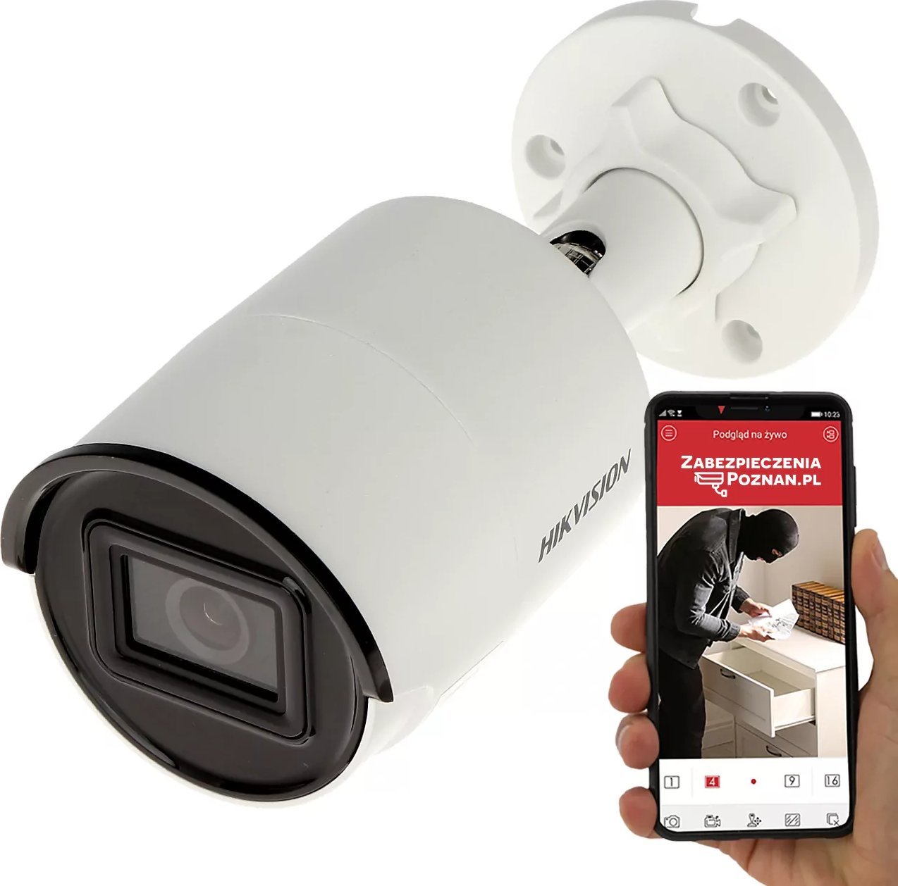 фото IP-камера відеоспостереження Hikvision DS-2CD2066G2-IU (C) (2.8 мм)