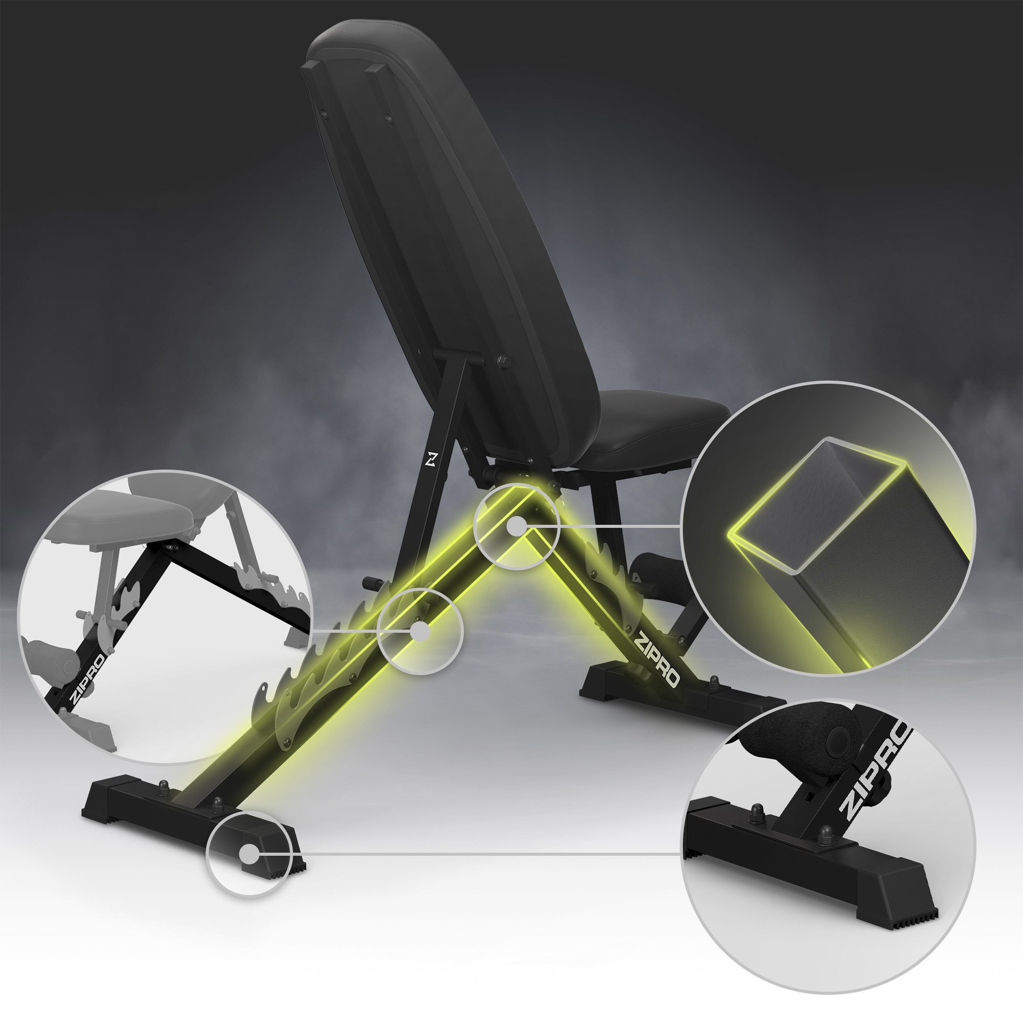 Конструкция скамьи Zipro Jacked