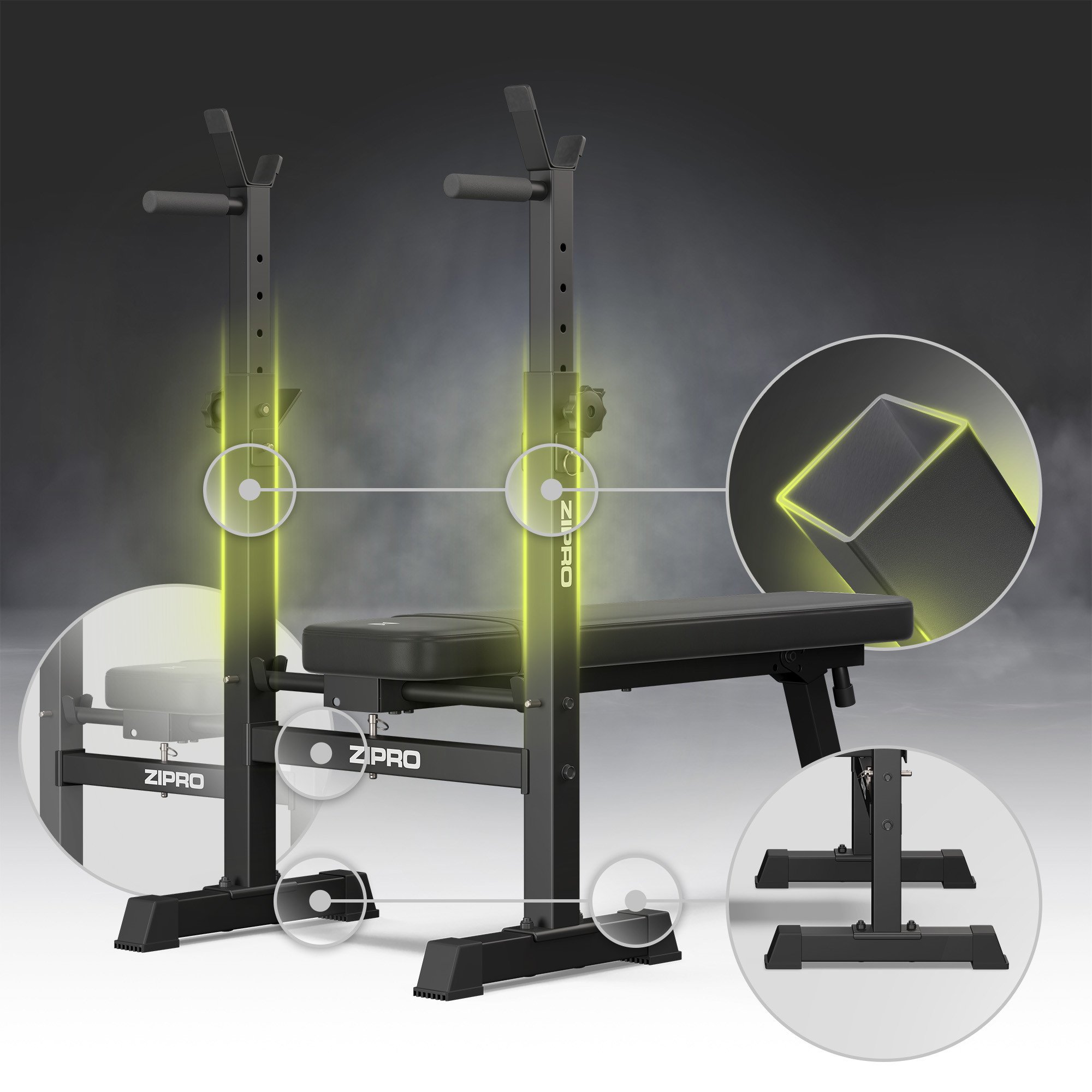 Конструкция скамьи Zipro Core