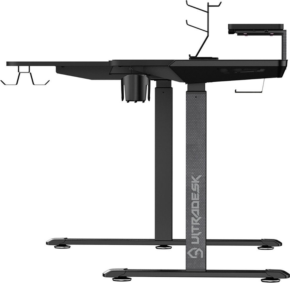 фото Геймерський ігровий стіл Ultradesk Winger Black (UDESK-WI-BKA/BKB)