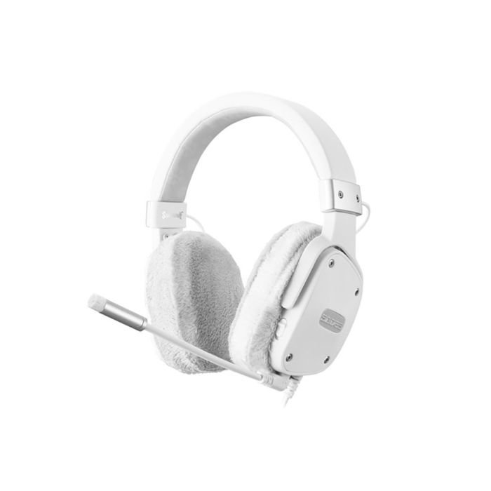 фото Навушники з мікрофоном Sades SA-722S Snowwolf White (SA722SWHJ)
