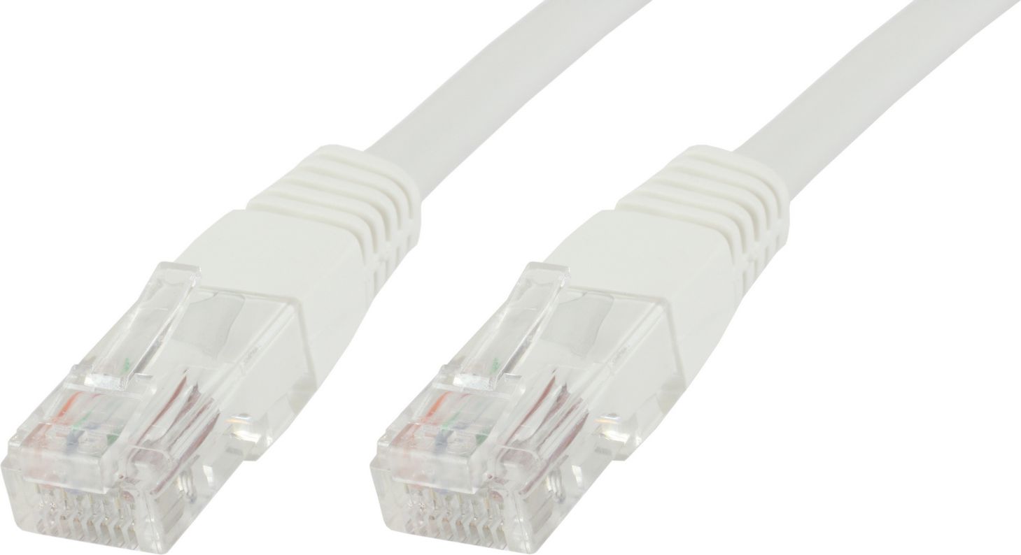 MicroConnect RJ-45/RJ-45 kat.5e U/UTP Biały 10szt. 10m (V-UTP510WVP)